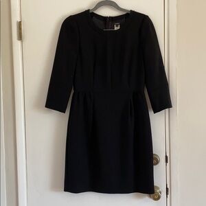 Wool black winter dress J Crew